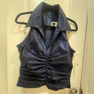 Tadashi Shoji Elegant Blue top